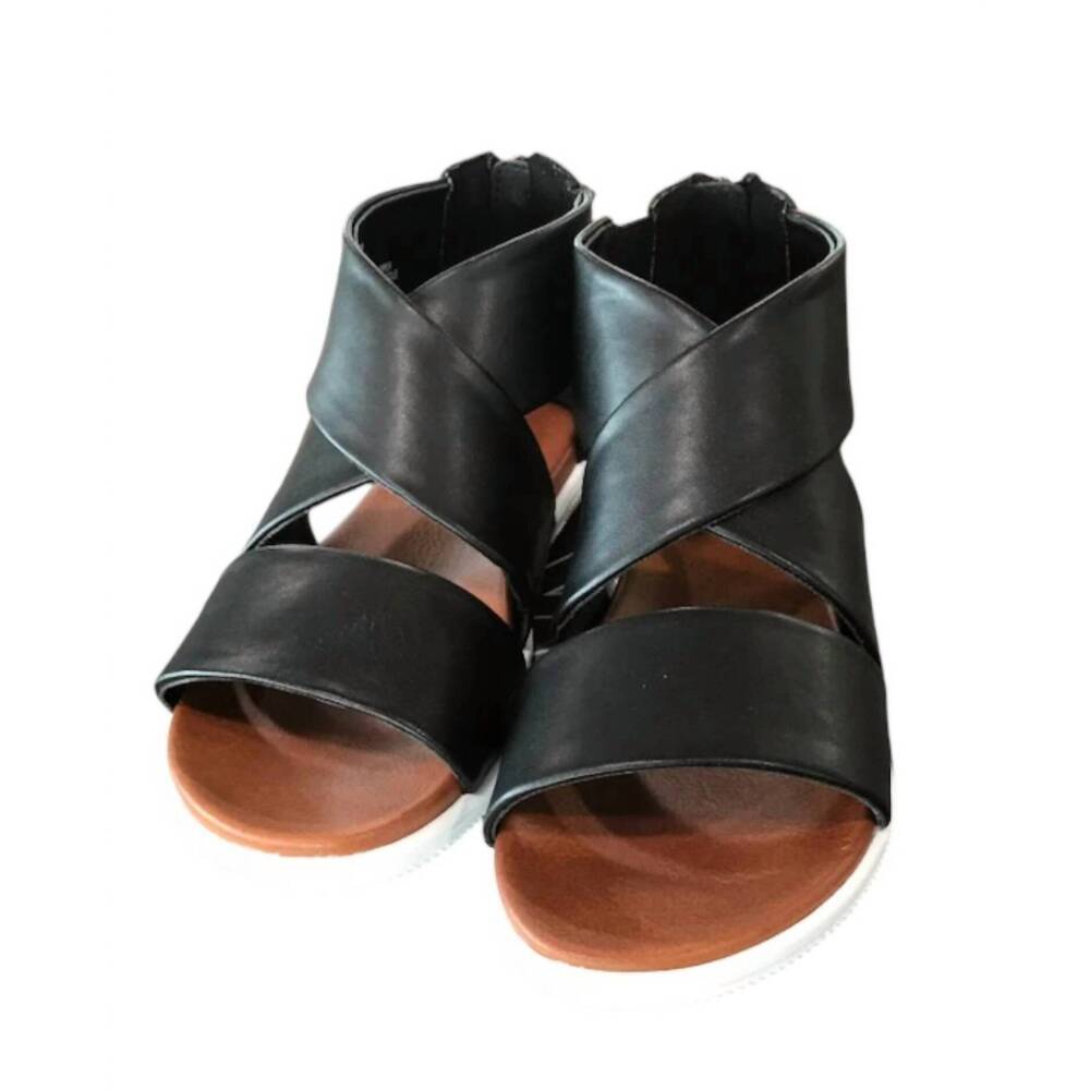 NEW MIA deana gladiator sandals in black